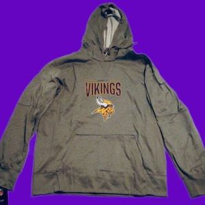 NWT Nike Minnesota Vikings Hoodie Size Mens Large.